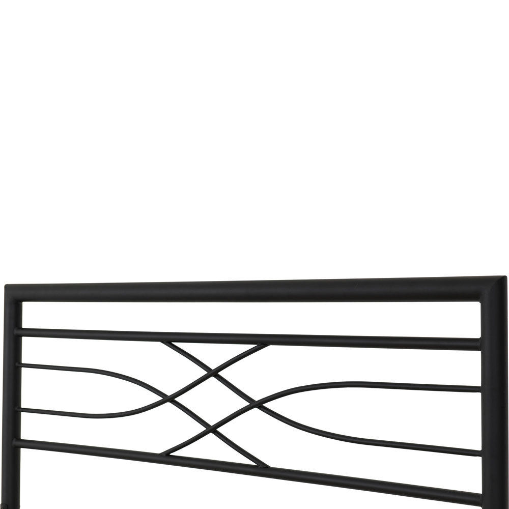 Seconique Kelly Double Black Bed Frame Image 6