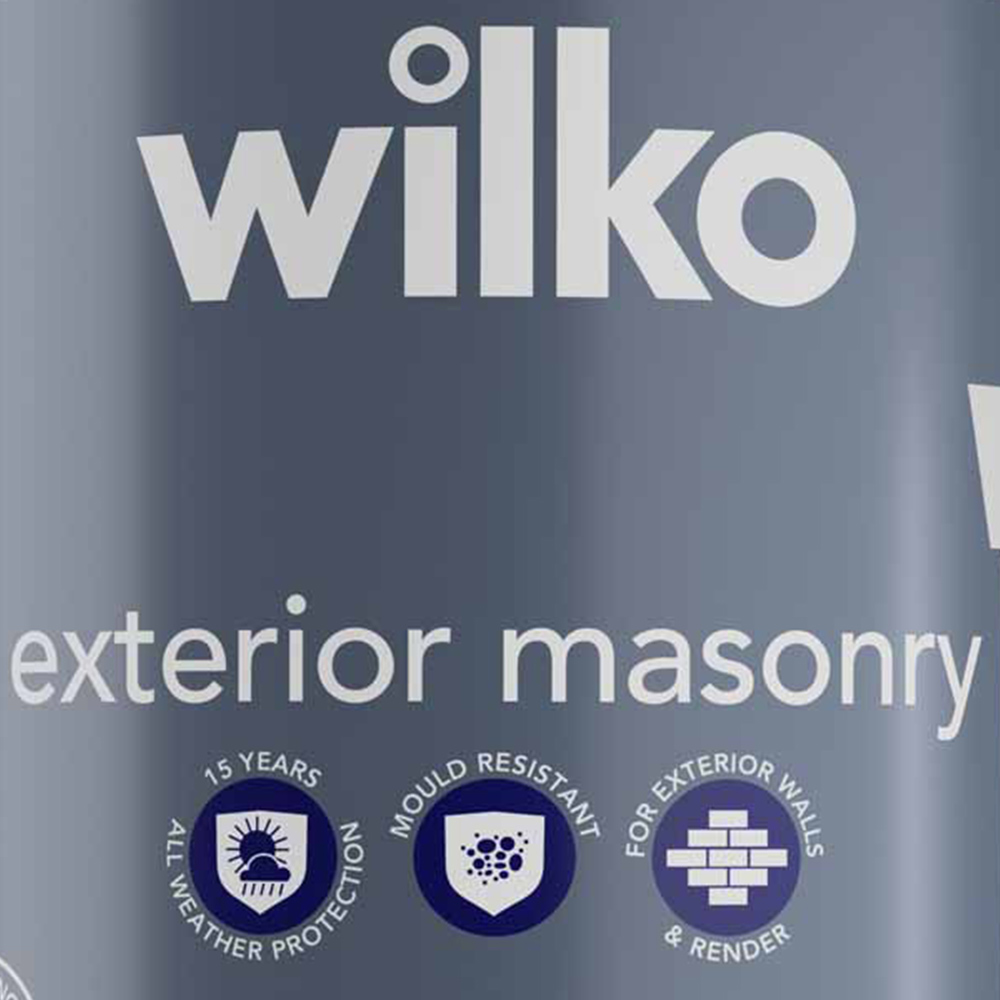 Wilko Pure Brilliant White Textured Masonry Paint 5L Image 3