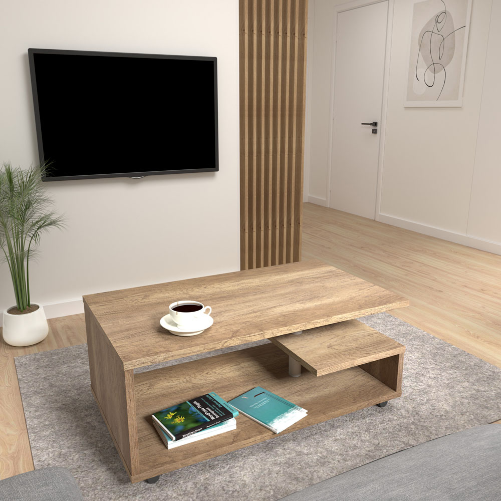 Florence Bailey Antique Oak Coffee Table Image 3
