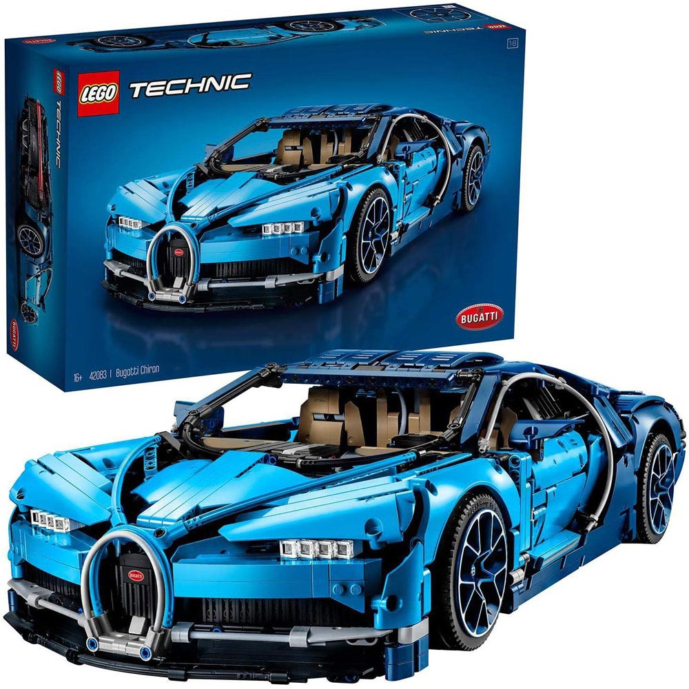 LEGO 42083 Technic Bugatti Chiron Car Building Kit Image 3