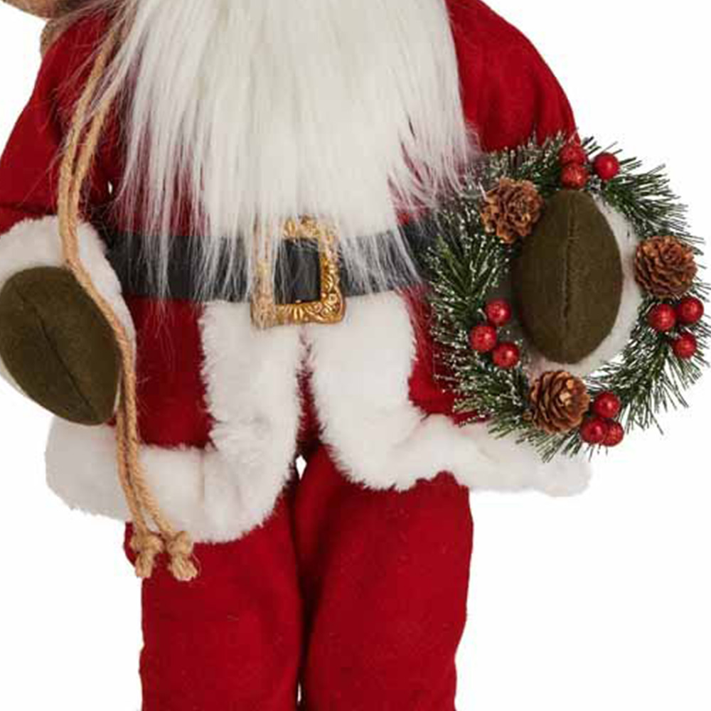 Wilko Medium Cosy Standing Santa Figurine Image 5