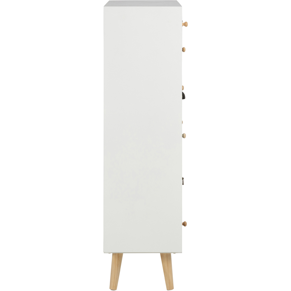 Florence Thais 13 Drawer White Chest of Drawers Image 5