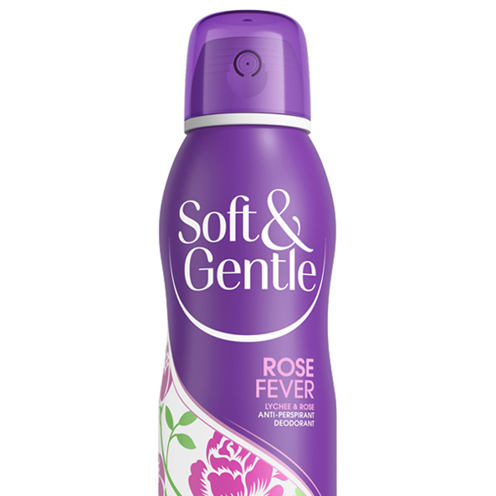 Soft and Gentle Rose Fever Lychee and Rose Anti-Perspirant Deodorant 250ml Image 3