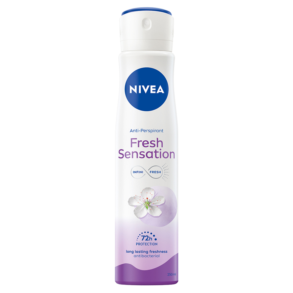 Nivea Fresh Sensations 72H Antiperspirant Spray 250ml Image 1