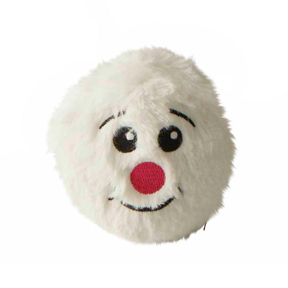 Single Squeaky Snowballs Dog Toy in Assorted styles Wilko