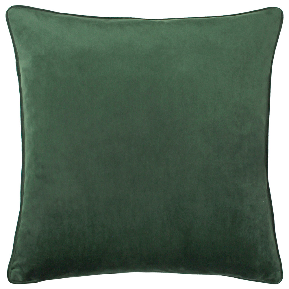 furn. Wisteria Emerald Velvet Touch Cushion Image 3