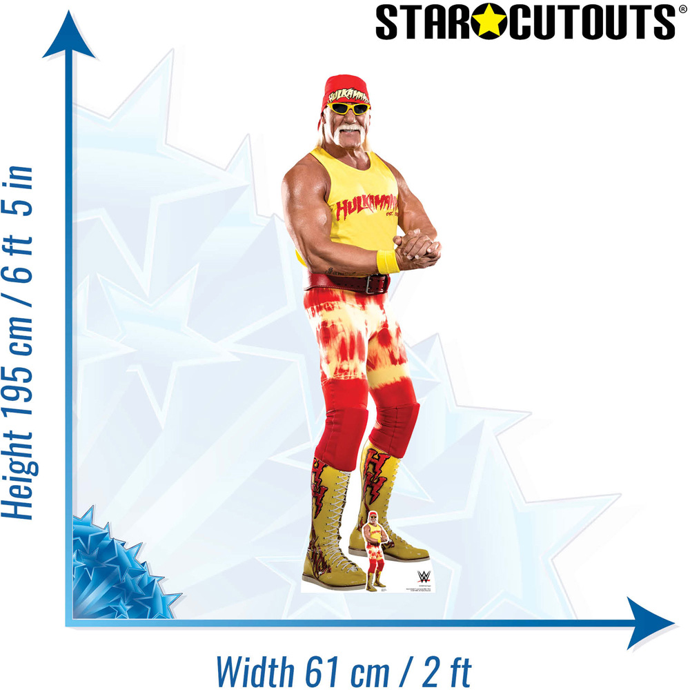 Star Cutouts Hulk Hogan WWE Cutout 6.4ft Image 6