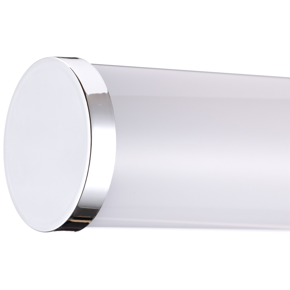 TCP White Tubular Mirror Bathroom Wall Light 400mm 8W Image 3