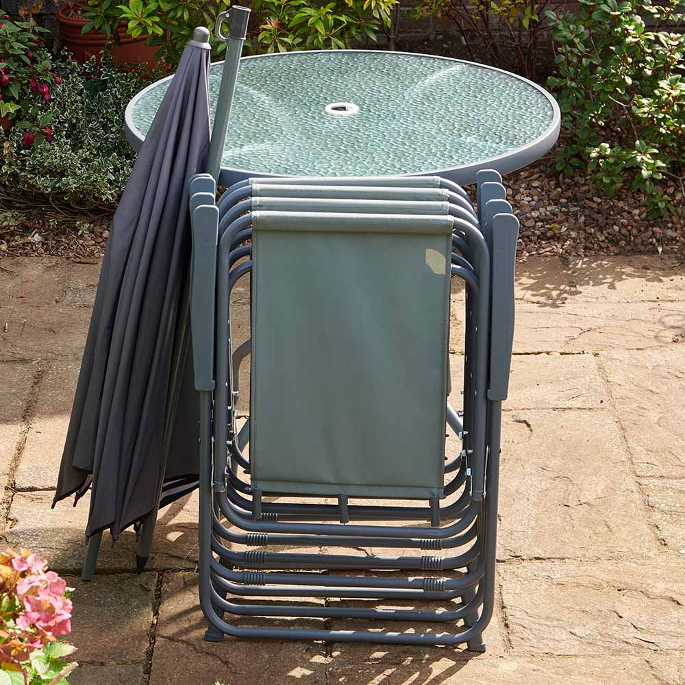 Wilko Grey 6 Piece Patio Set Image 8