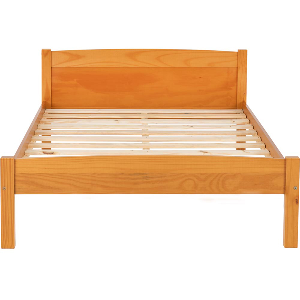 Seconique Double Amber Antique Pine Bed Frame Image 3