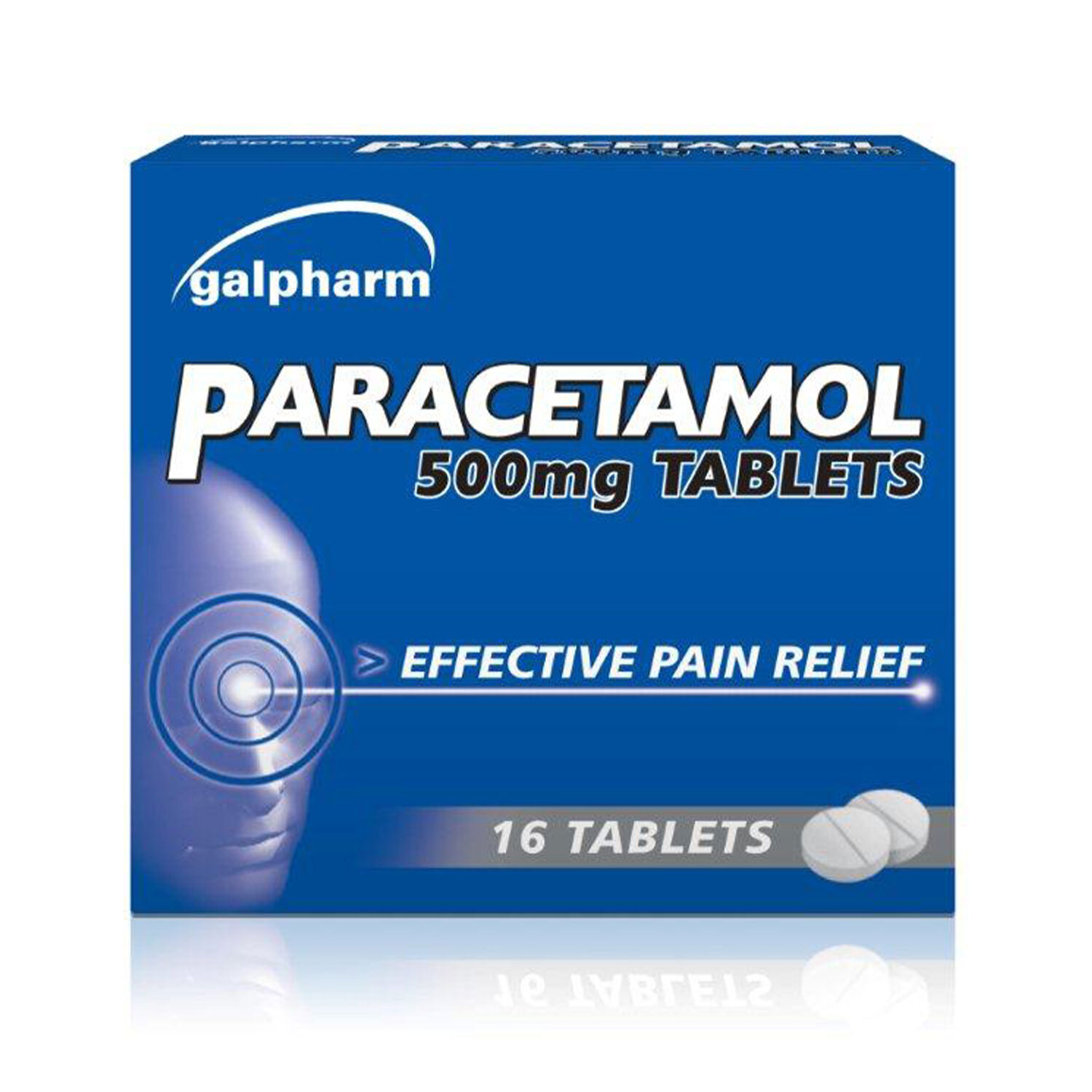 Galpharm Paracetamol 500mg Tablets Image