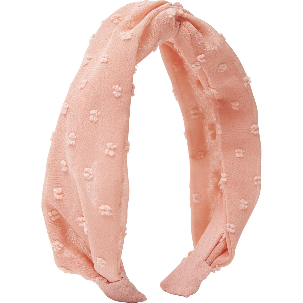 Wilko Pink Lace Daisy Headband Image 2