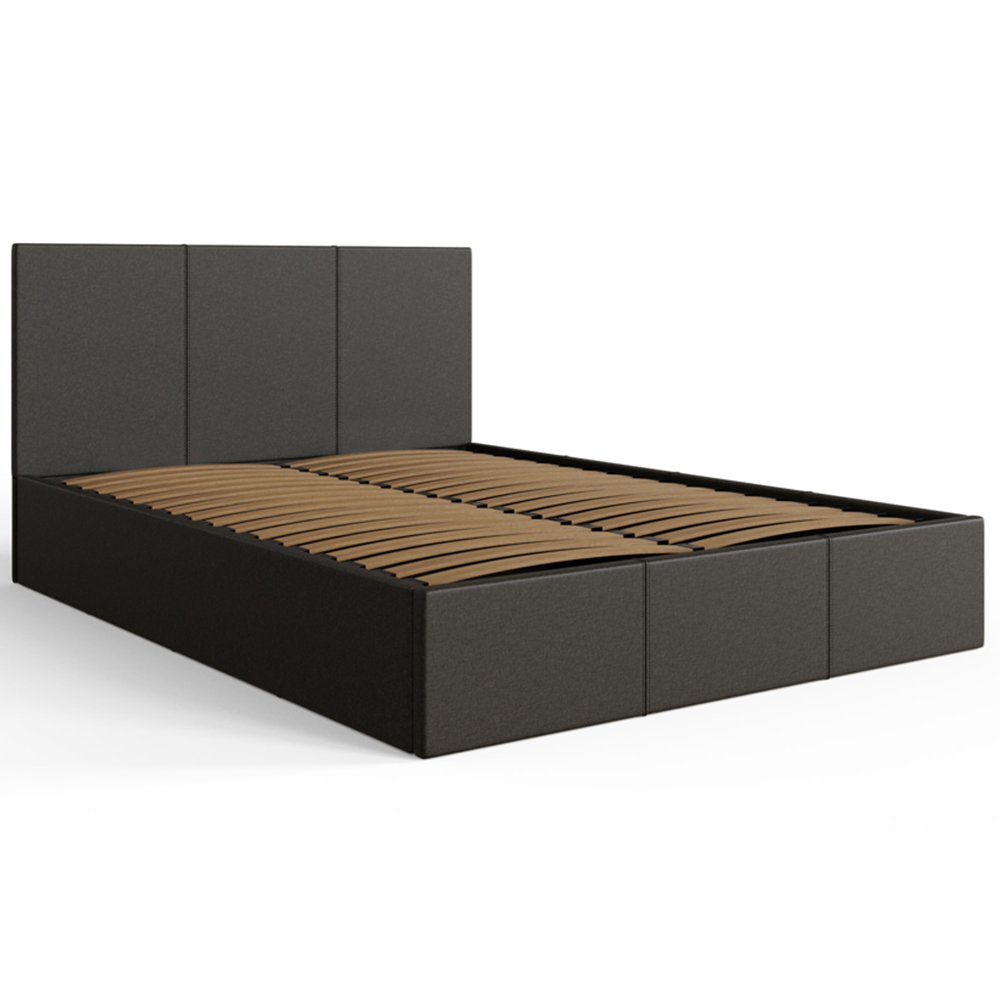 GFW Small Double Grey End Lift Ottoman Bed Image 5
