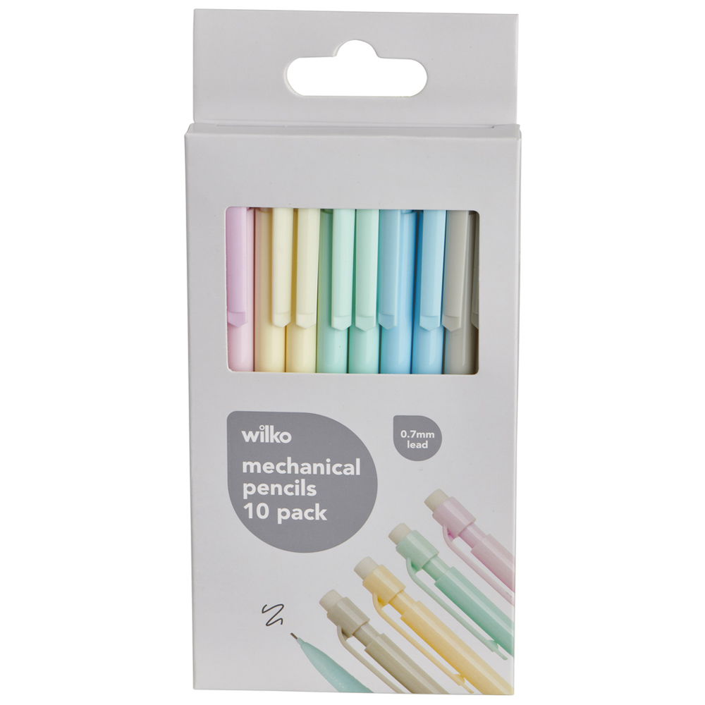 Wilko Mechanical Pencils Assorted Colours 10 pack Image 5