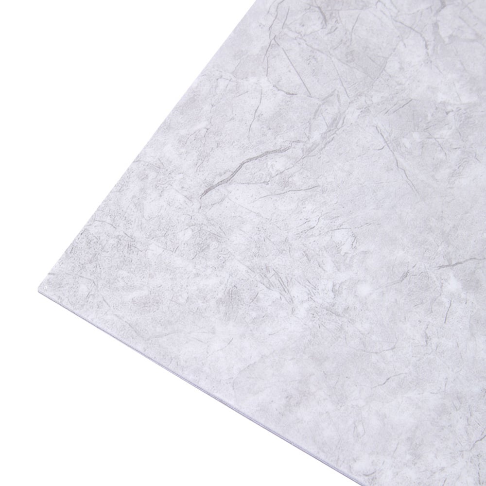 Living and Home 10 Piece White Radiating Veins Marble Peel and Stick Wall Sticker Image 5