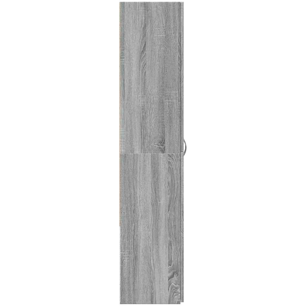 vidaXL 2 Door 4 Compartment Grey Sonoma Tall File Cabinet Image 5