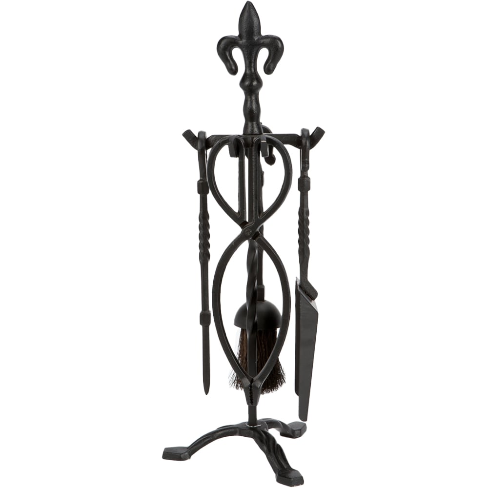 Inglenook Fireside 5 Piece Black Fireplace Tool Set Image 1