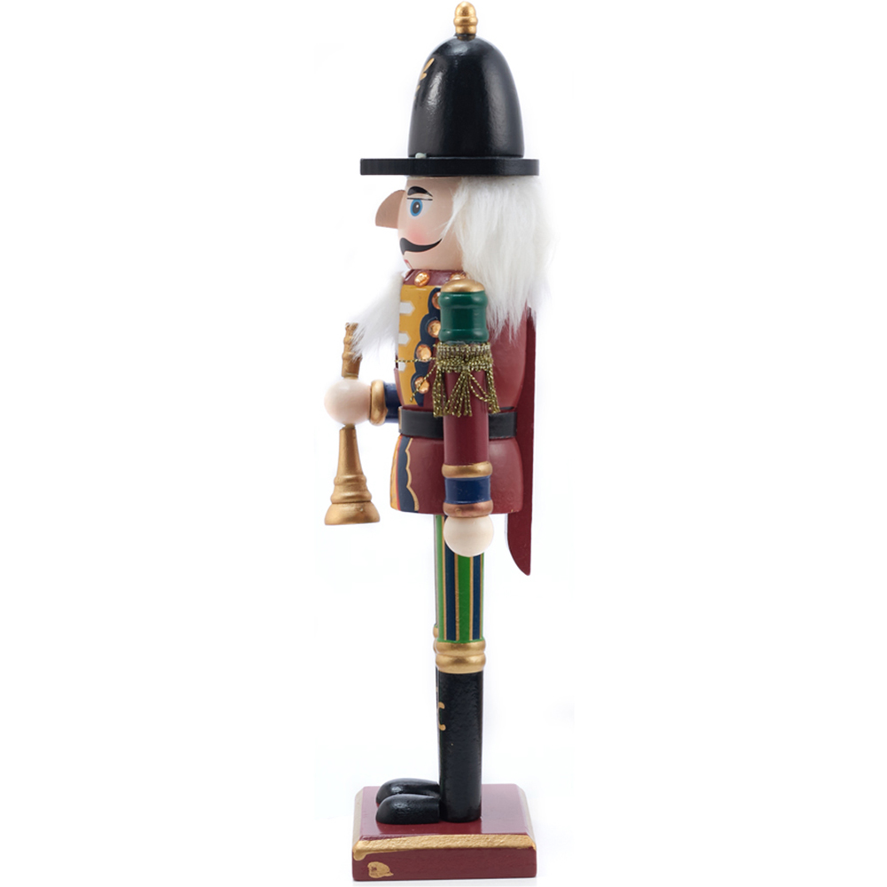 Living and Home Wooden Nutcracker Soldier Christmas Ornament Image 3