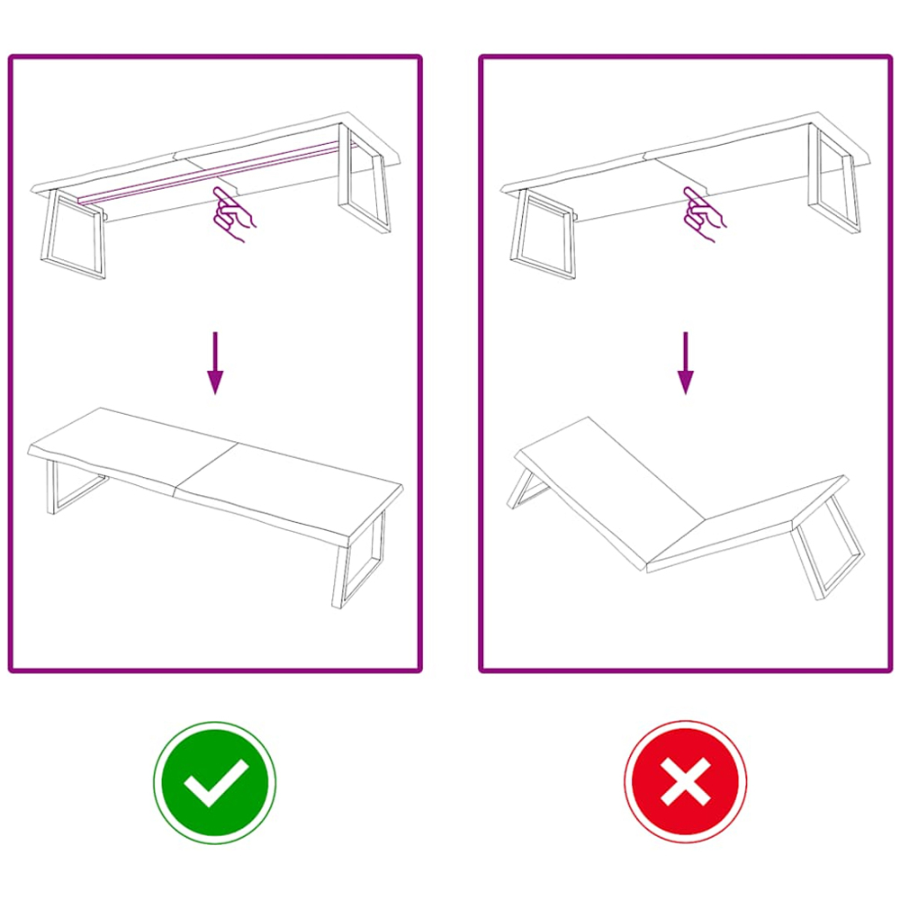 vidaXL 180cm Dark Brown Foldable Floating Wall Shelf Image 5