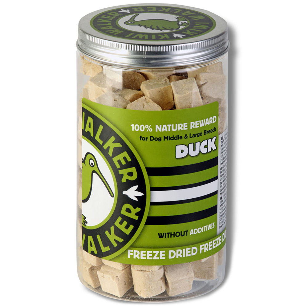 Kiwi Walker Large Freeze Dried Duck Dog Treats Image 1