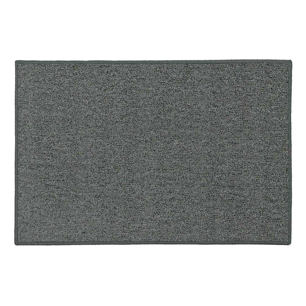JVL Eden Grey Indoor Machine Washable Doormat 40 x 60cm Image 1