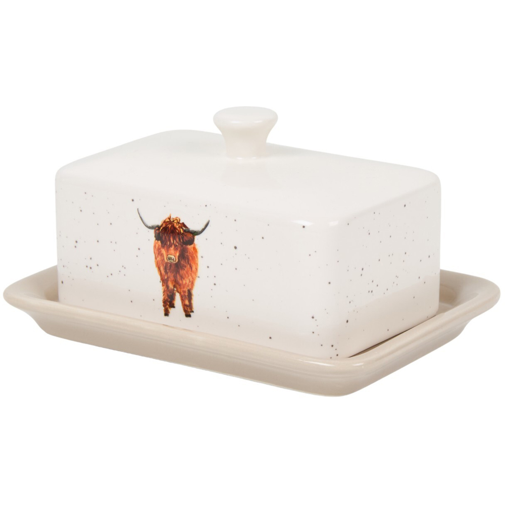 Highland Cow Design Butter Dish Image 2