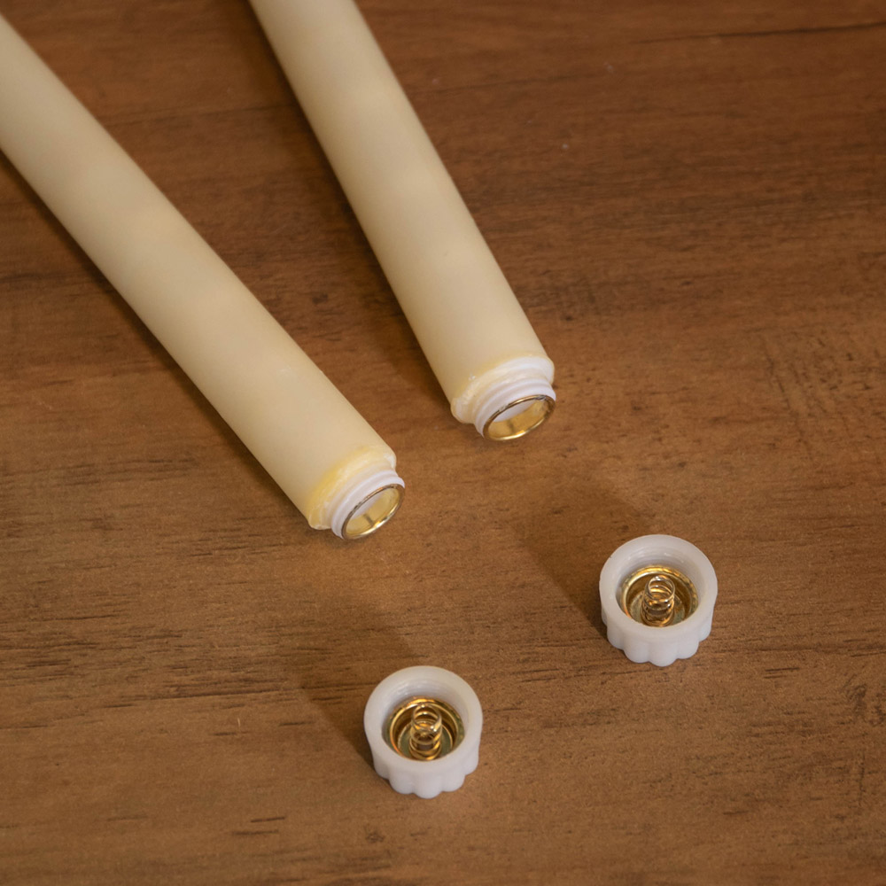 Samuel Alexander Real Flame Effect LED Taper Candle 27.5cm 2 Pack Image 4