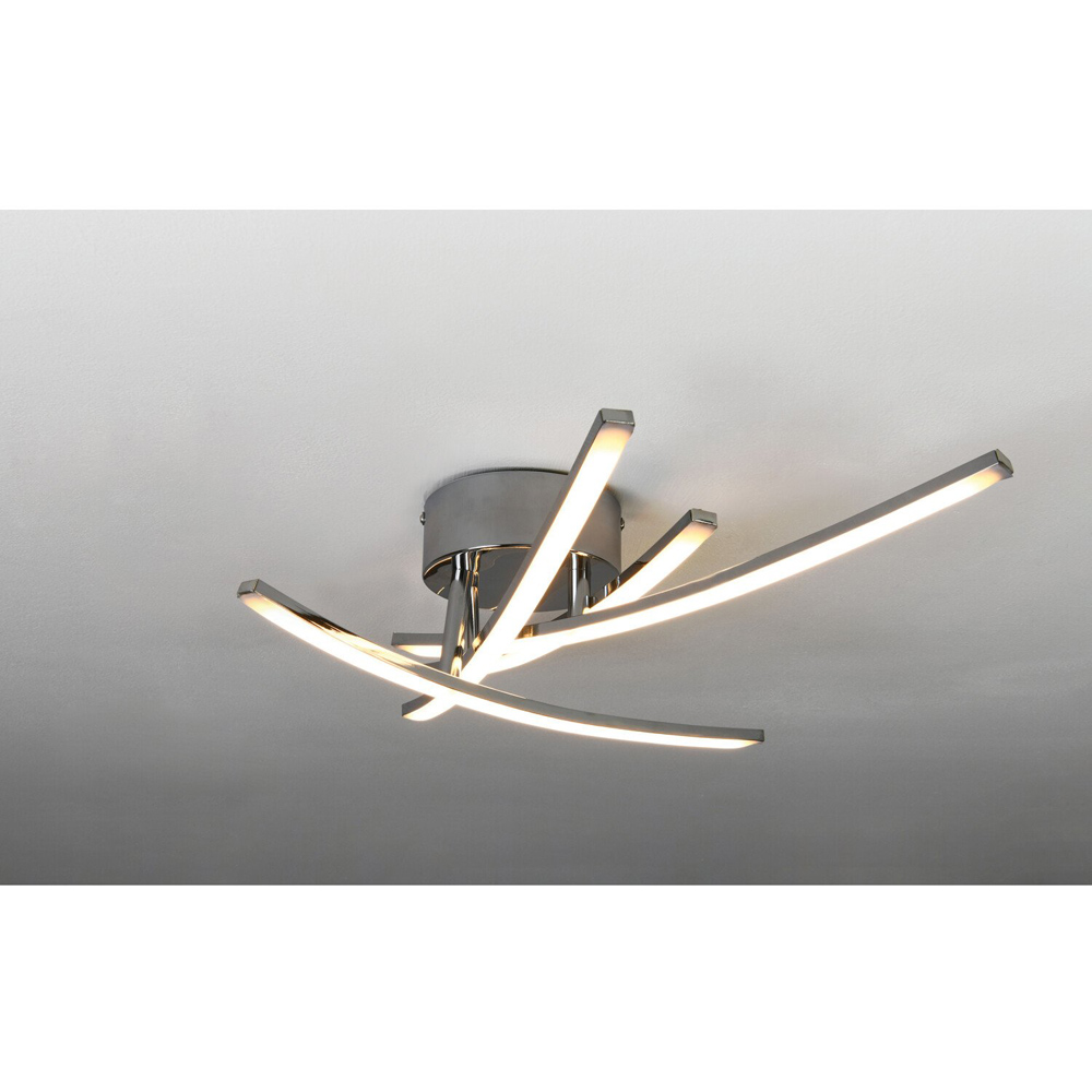 Arizona Chrome LED Ceiling Light Image 2