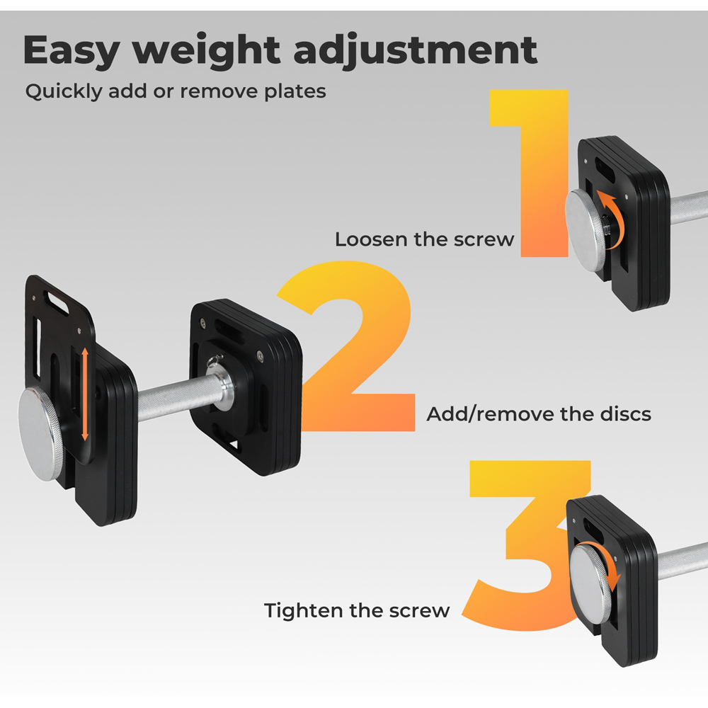 Traderight Centra 4-20kg Adjustable Dumbbell Set with Auto-Lock Image 4