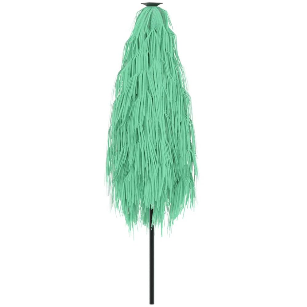 vidaXL Green Straw Top Garden Parasol with Steel Pole 2.8m Image 5