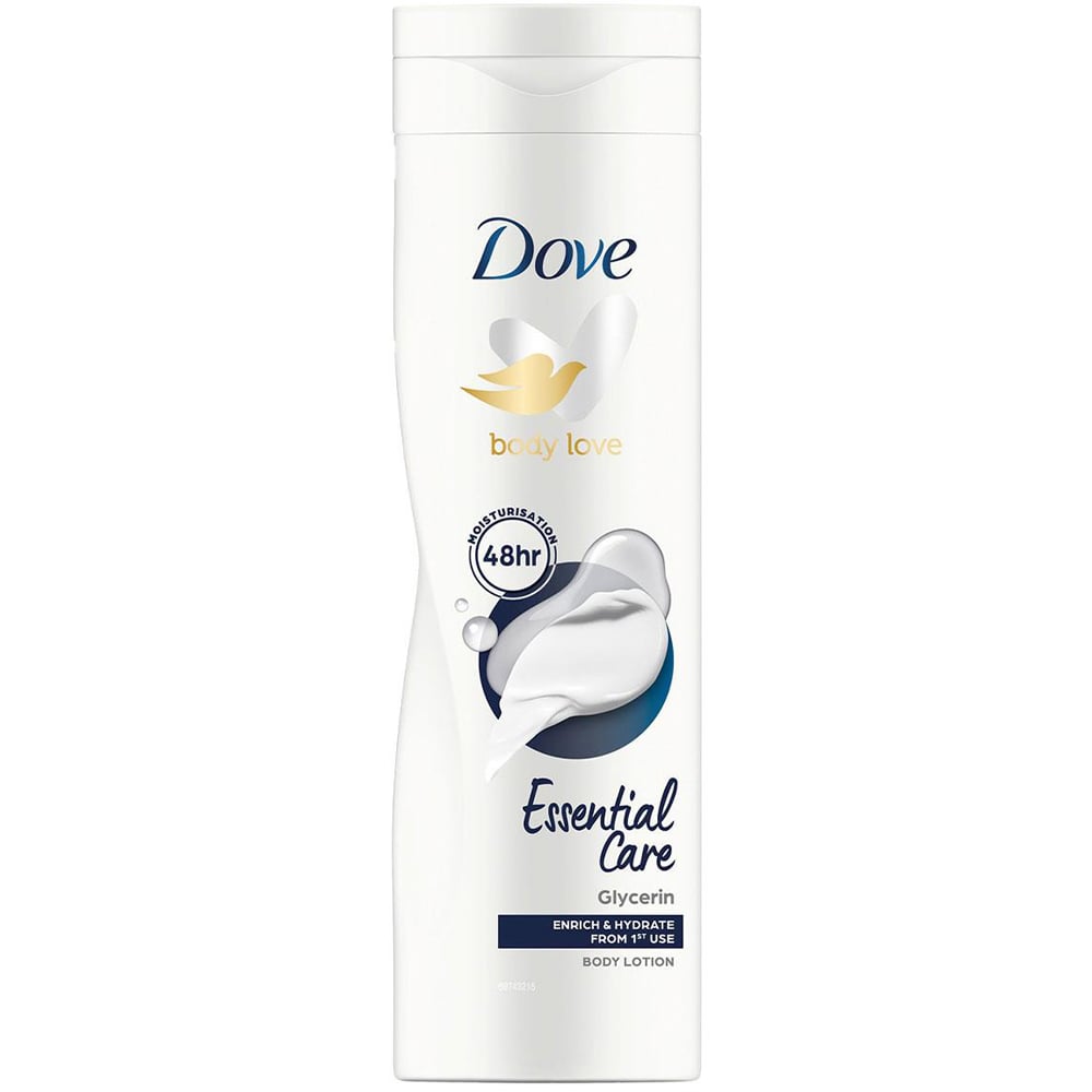 Dove Essential Care Glycerin Dry Skin Body Lotion with Deep Care Complex 250ml 12 Pack Image 2