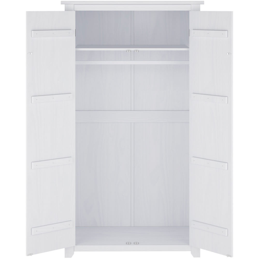 Havana 2 Door White Wardrobe Image 4