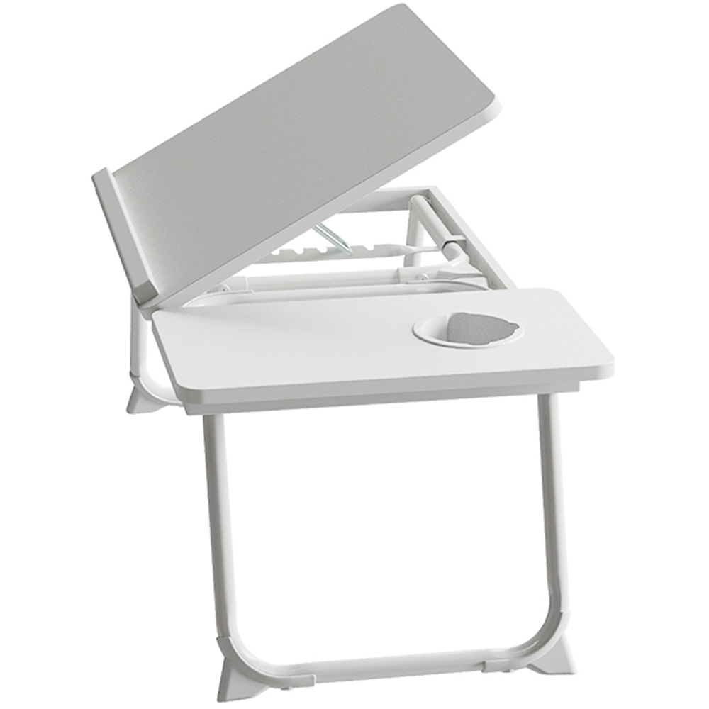 Living and Home Warm White Foldable Laptop Bed Table Image 6