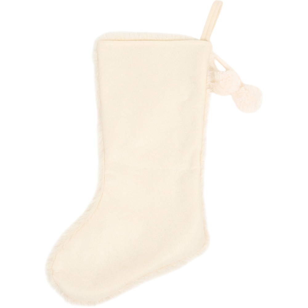 Faux Fur Stocking Champagne Image 2