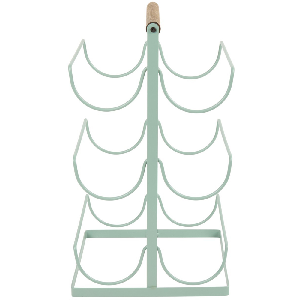 Stockholm Wine Rack with Wooden Handle Image 3