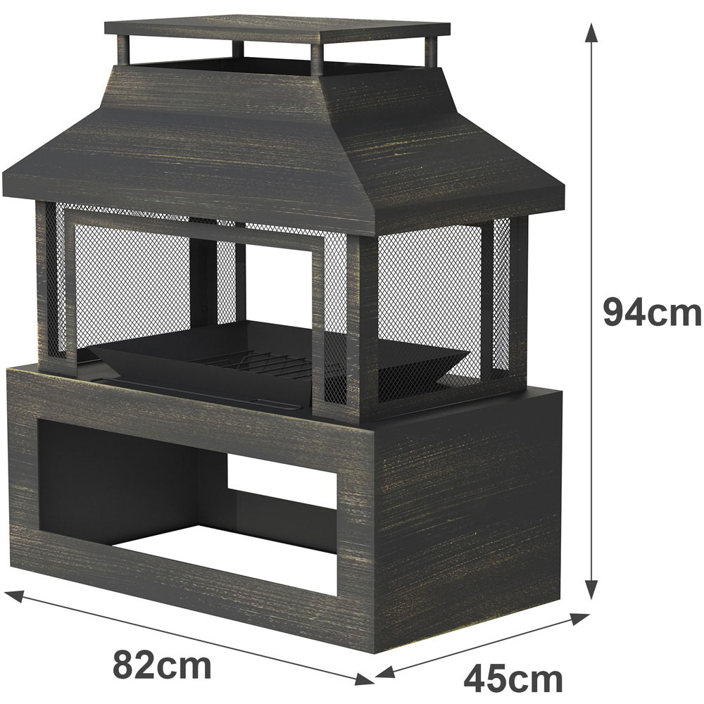 Neo Log Burner With Mesh Surround Image 7