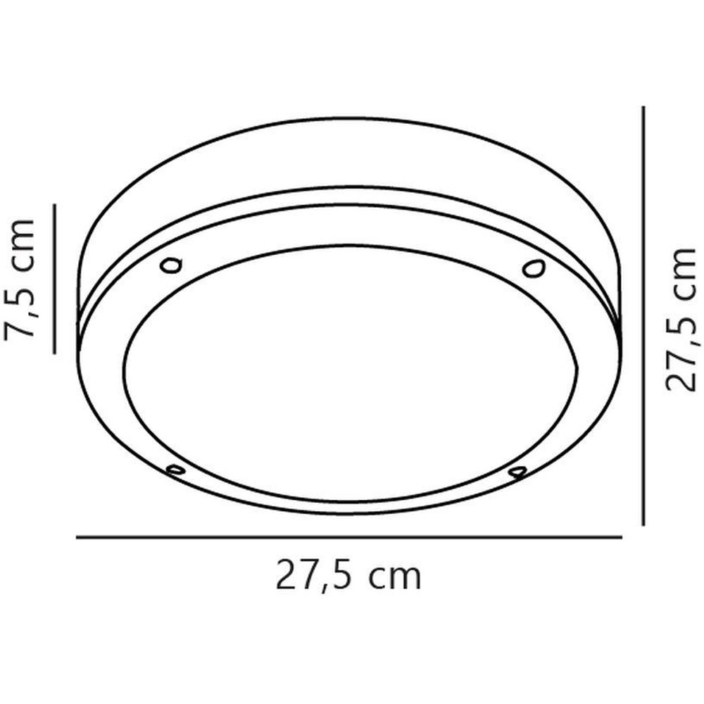 Nordlux Desi 28 E27 Black Ceiling Light Image 3