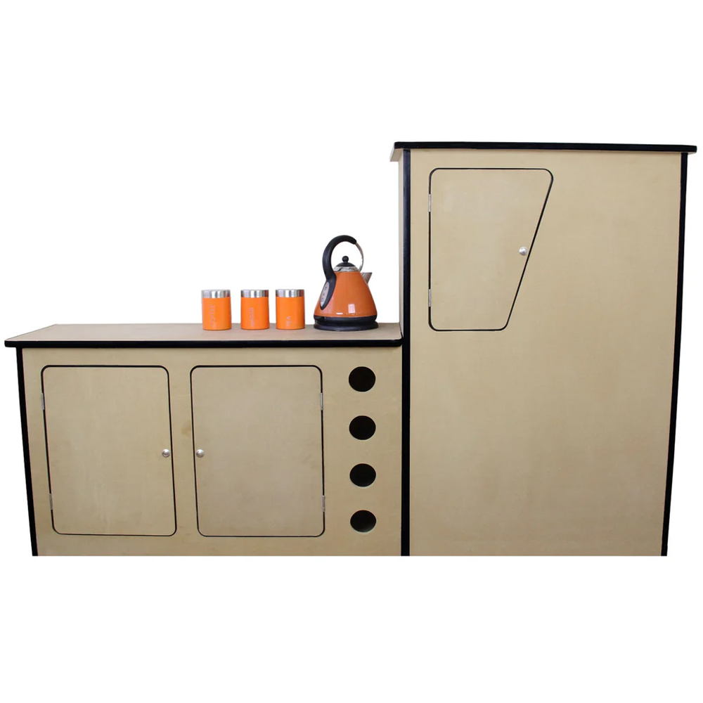 Monster Shop 11m2 Smoke Grey Van Lining and Glue with Camper Kitchen Image 2
