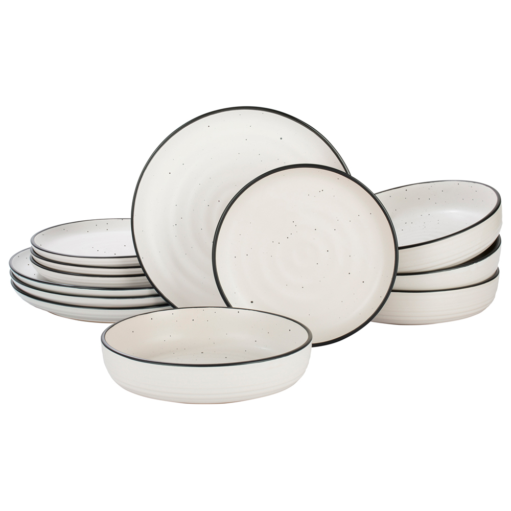 Waterside Speckle 12 Piece Dinner Set Image 1