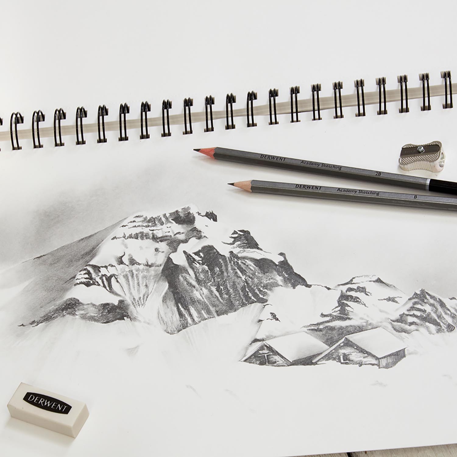 Pack of Derwent Academy Sketching Pencils - 6 Image 6