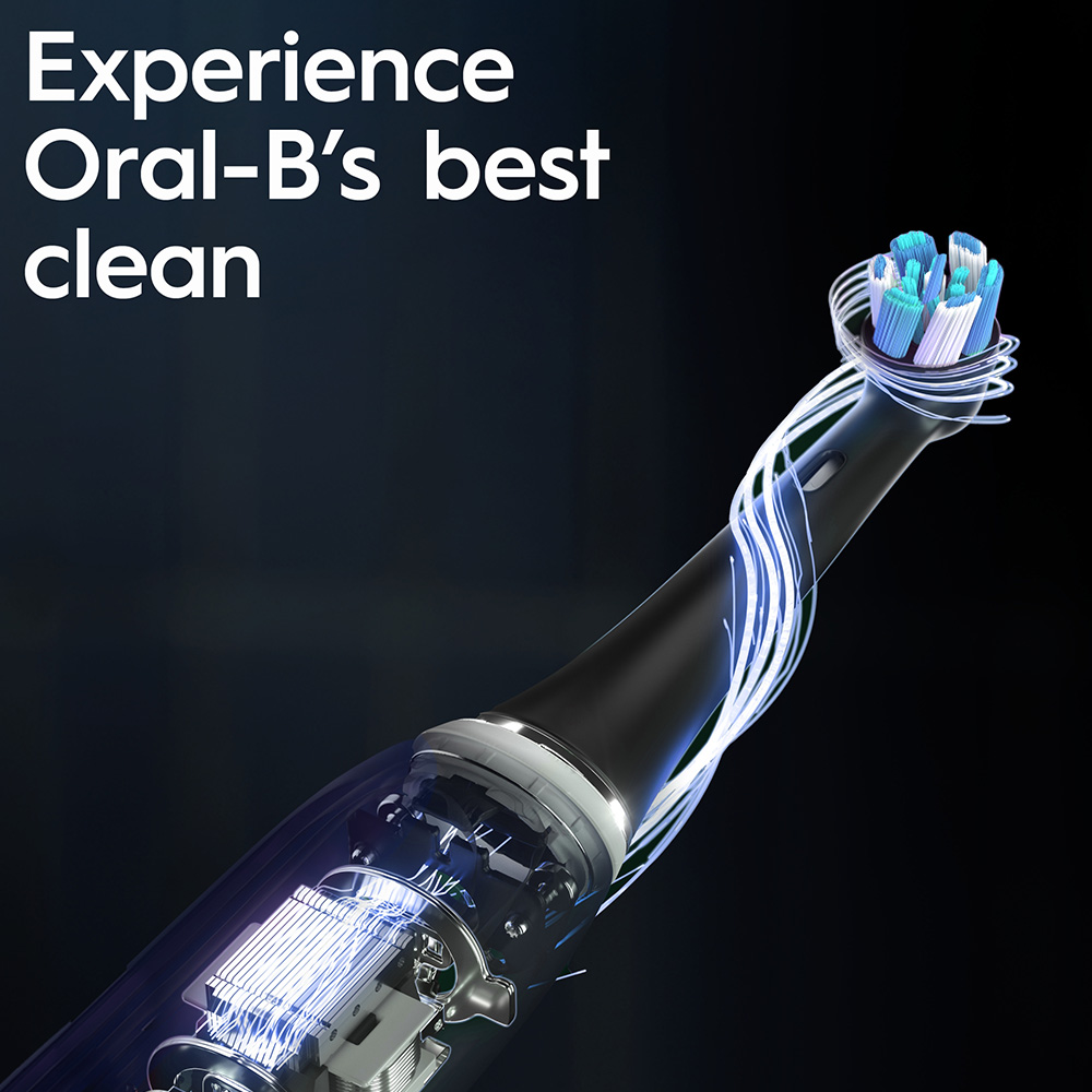 Oral-B iO Series 10 Cosmic Black Electric Toothbrush with Smart Charger Image 4
