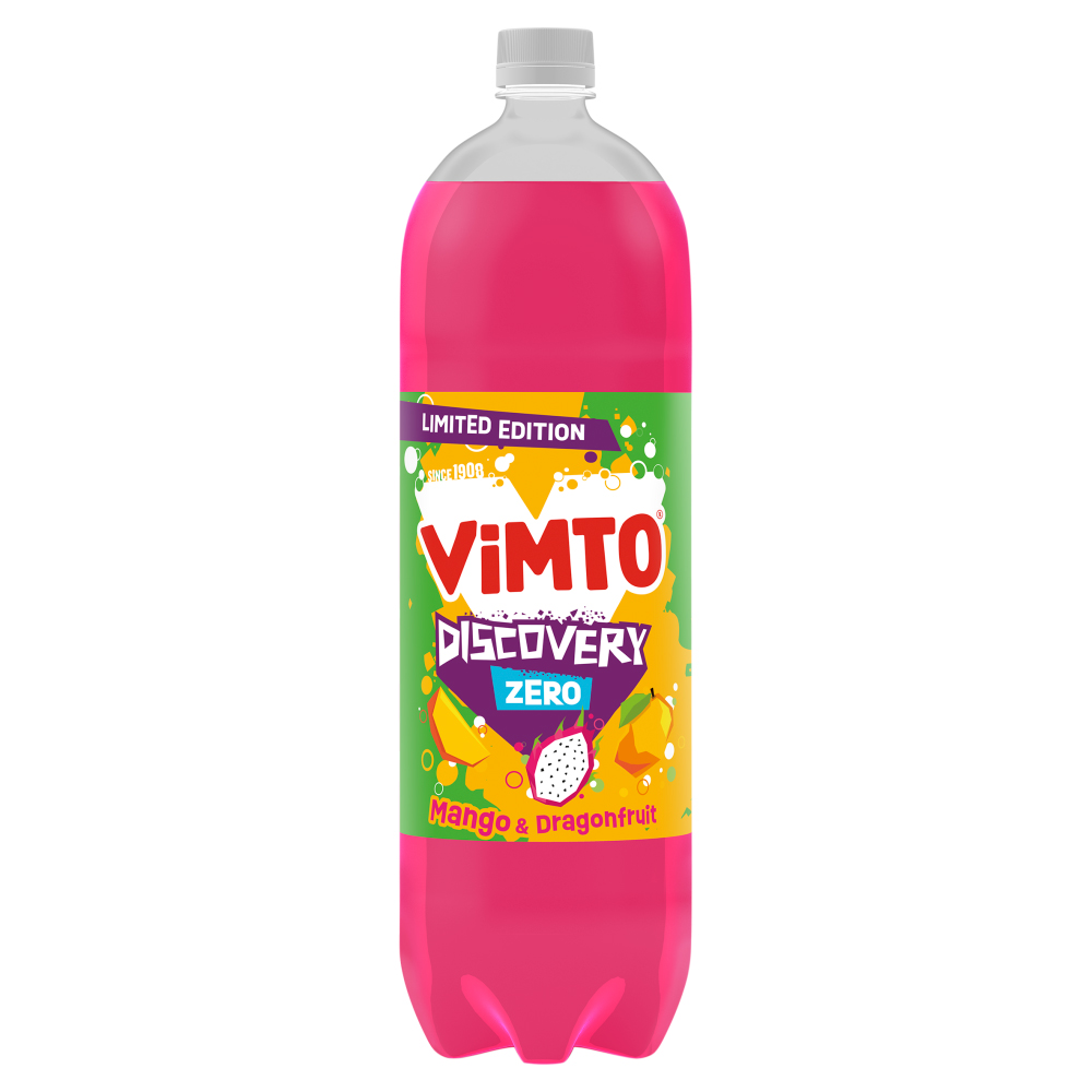 Vimto Discovery Zero Mango and Dragonfruit Juice 2L Image