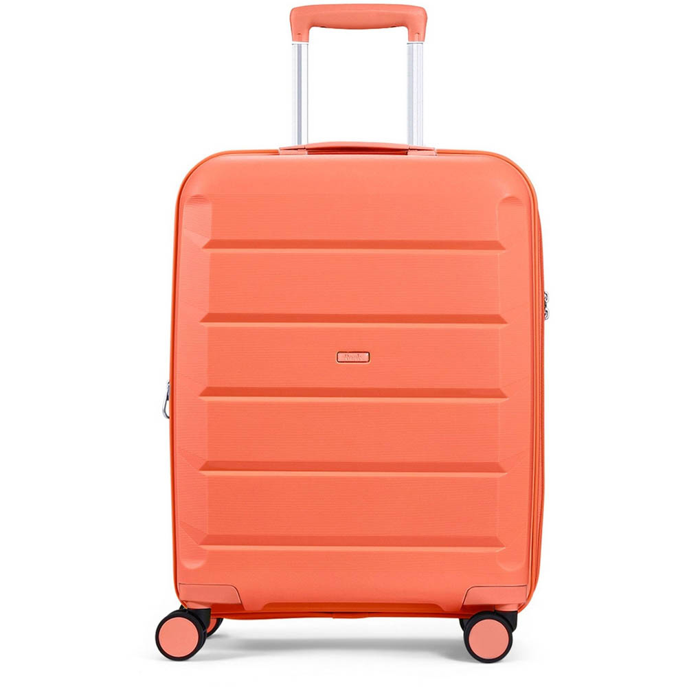 Rock Tulum Small Orange Hardshell Expandable Suitcase Image 2