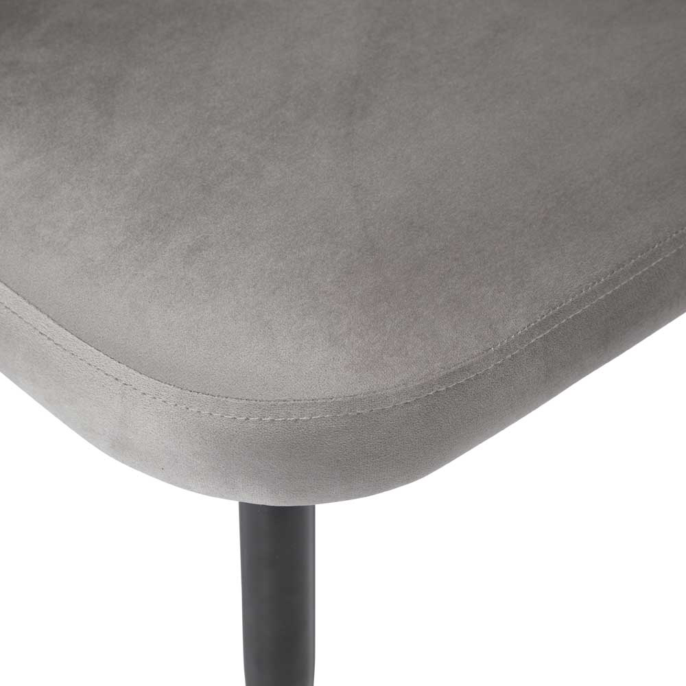Zara 2 Seater Grey Dining Bench Image 3