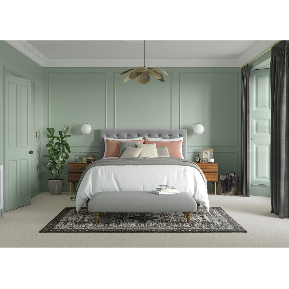 Dulux Heritage Walls and Ceilings Sage Green Velvet Matt Emulsion Paint 2.5L Image 7