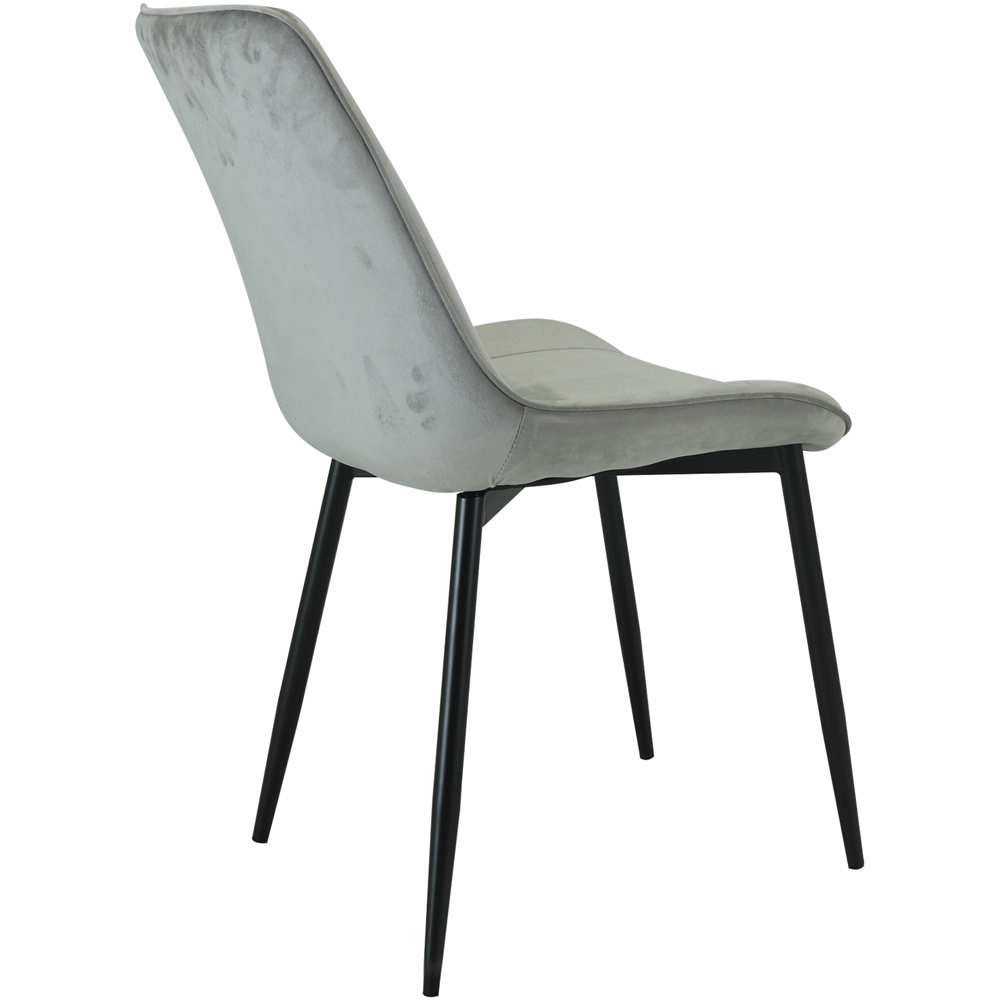 Indoor Living New York Amelia 4 Seater Round Dining Set Grey Image 6