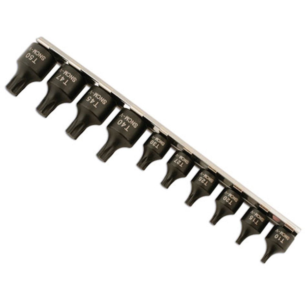 Laser 10 Piece Low Profile Star Socket Bit Set Image 3