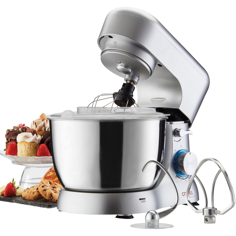 Cooks Professional G3137 Silver 1000W Stand Mixer Image 8