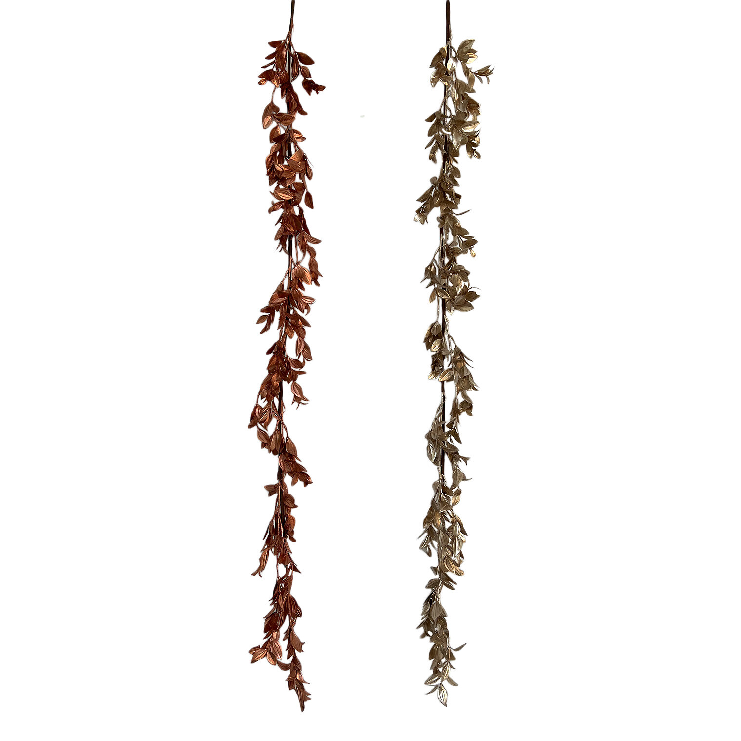Single Champagne or Copper Garland 130cm in Assorted styles Image