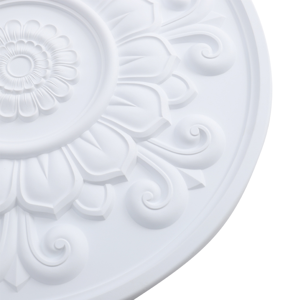 Living and Home Polyurethane Ceiling Medallion 33 inch Image 4